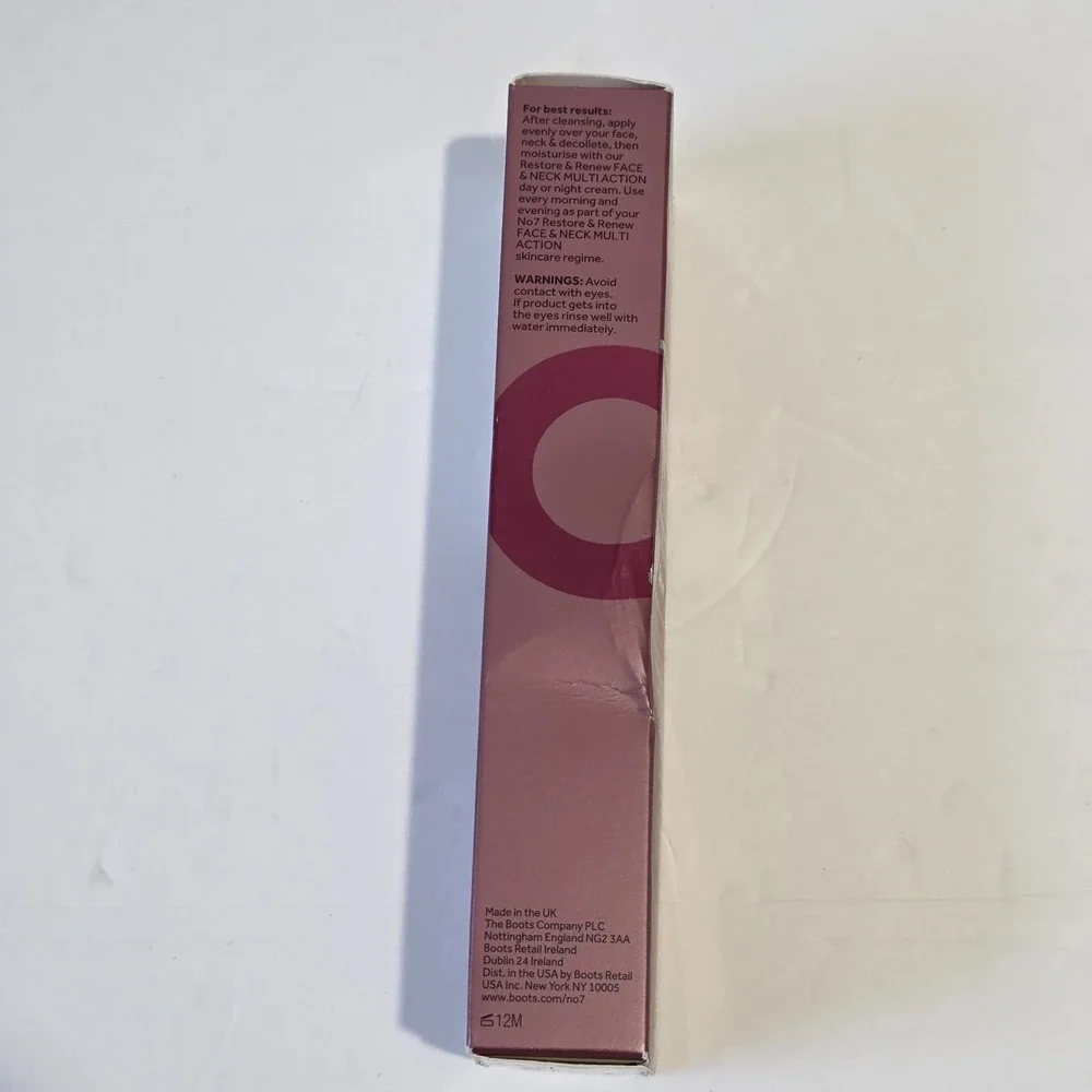No7 RESTORE & RENEW SERUM 75ml./2.5 FL. OZ FACE*NECK CAN BE 4 SENSITIVE SKIN LG.